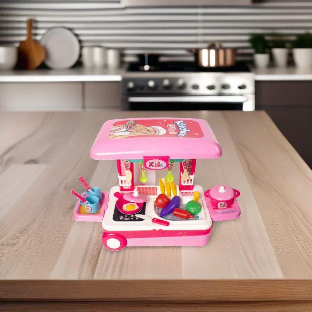 ILEARNNGROW Luxury Kitchen Set - Cooking Suitcase - Naivri