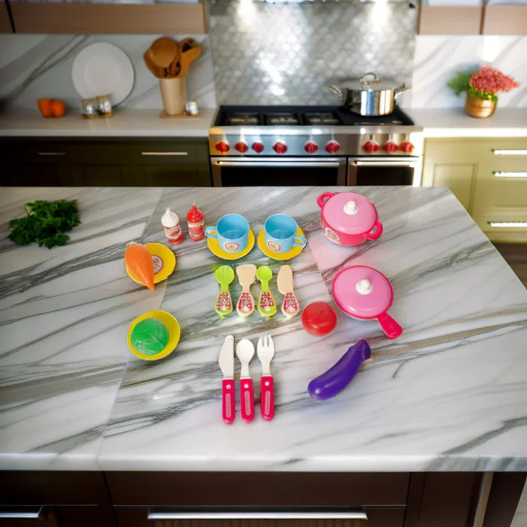 ILEARNNGROW Luxury Kitchen Set - Cooking Suitcase - Naivri