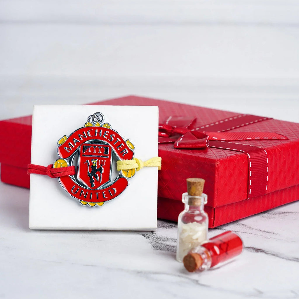 ilearnngrow Manchester Rakhi with Keyring - Naivri