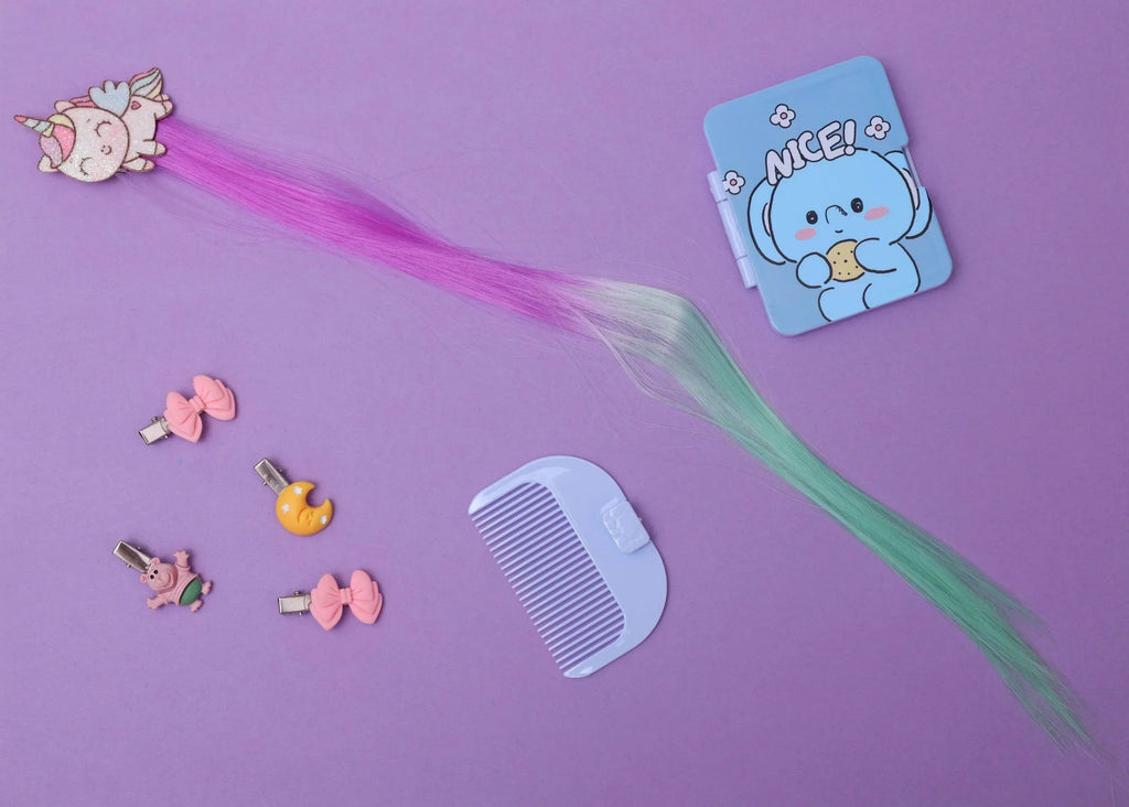 ilearnngrow Mini Unicorn Hair Extension - Naivri