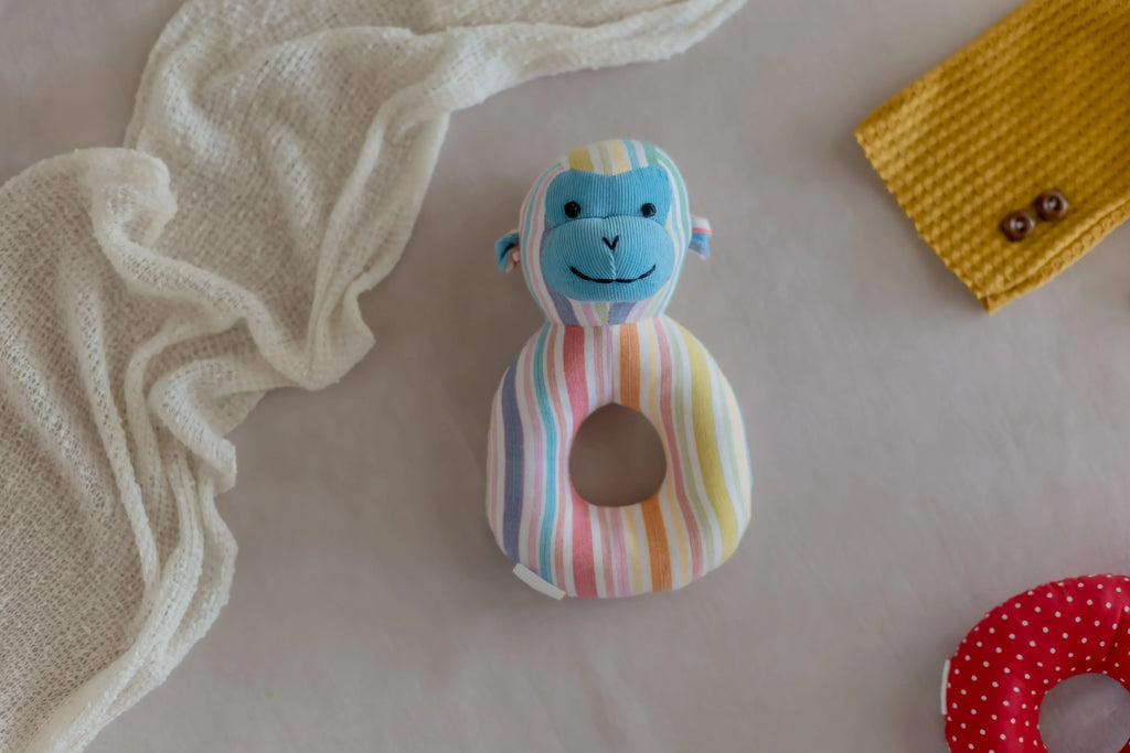 ilearnngrow Monkey Face shaped Rattle - Naivri