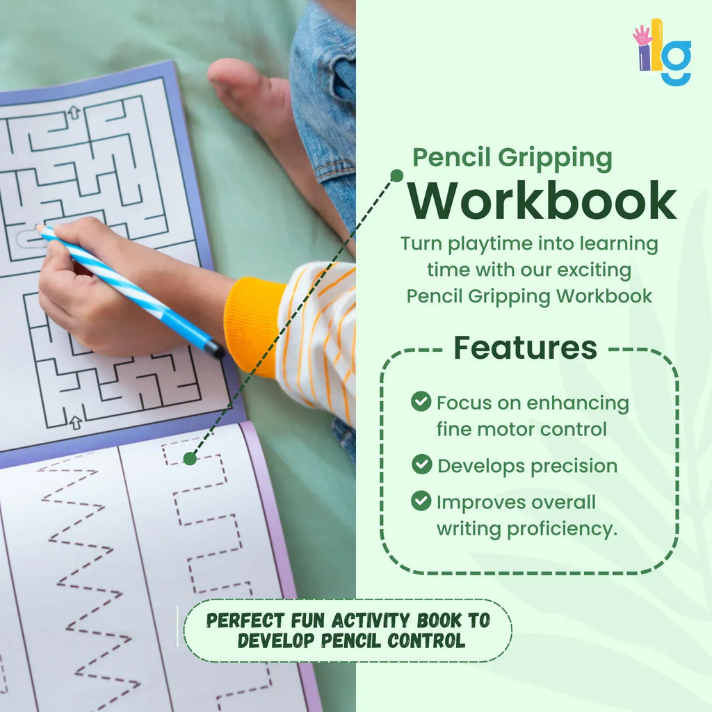ilearnngrow Pencil gripping Workbook - Naivri
