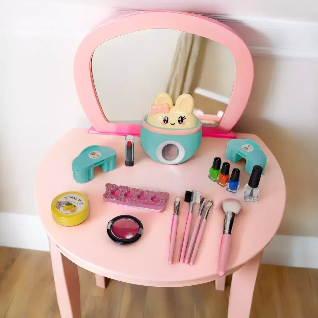 ilearnngrow Premium Makeup Kit For Kids Girls with Nail Machine - Naivri