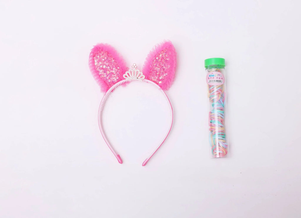 ilearnngrow Princess Hair Accessories Set - Pink - Naivri