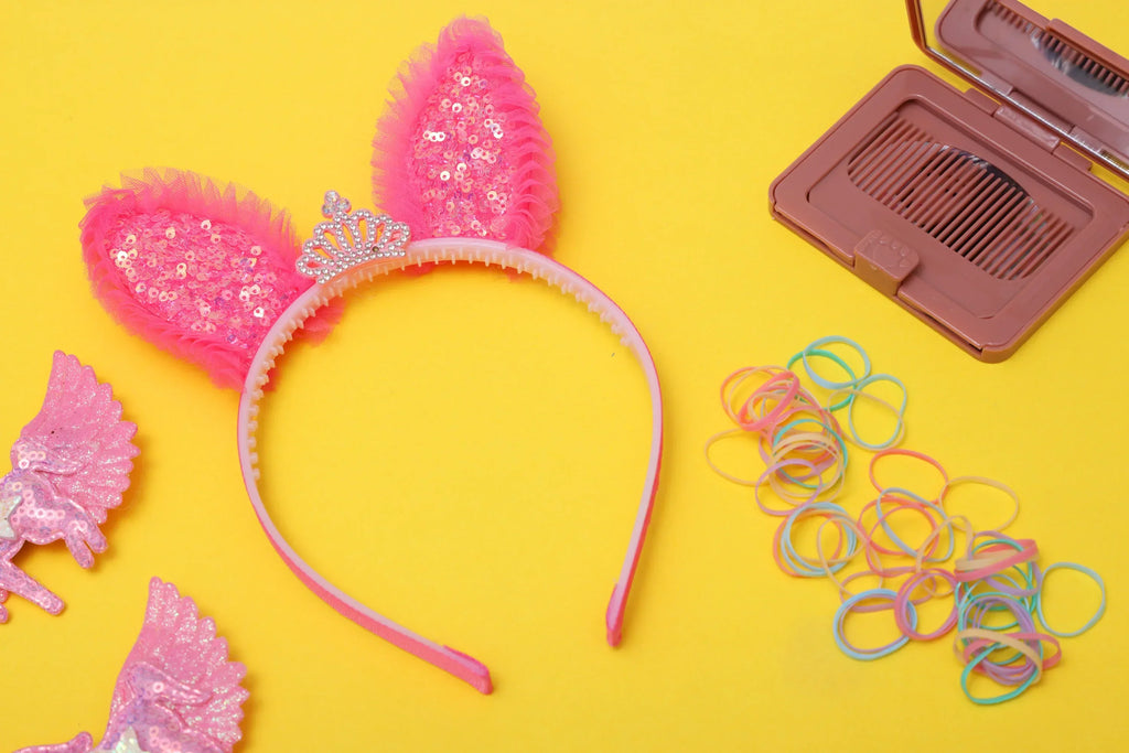 ilearnngrow Princess Hair Accessories Set - Pink - Naivri
