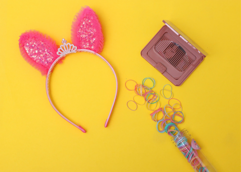 ilearnngrow Princess Hair Accessories Set - Pink - Naivri