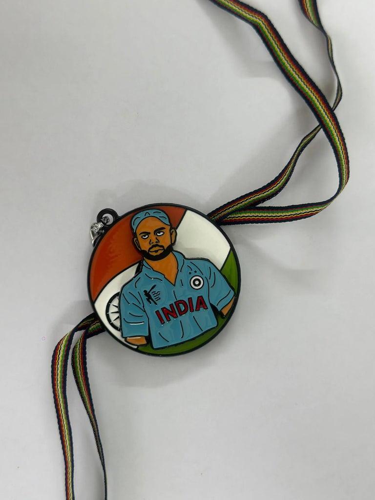 ilearnngrow Rohit Sharma Cricketers Spinner Rakhi - Naivri