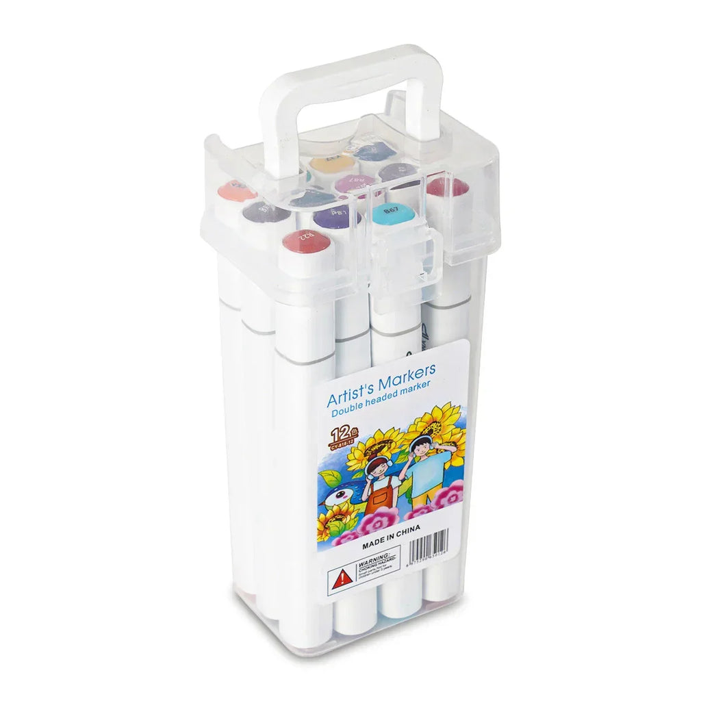 ilearnngrow - Set of 12 Touch Cool Dual Side Markers - Naivri
