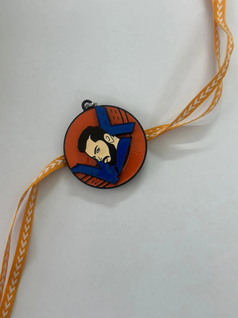 ilearnngrow VK- Virat Kohli Cricketers Spinner Rakhi - Naivri