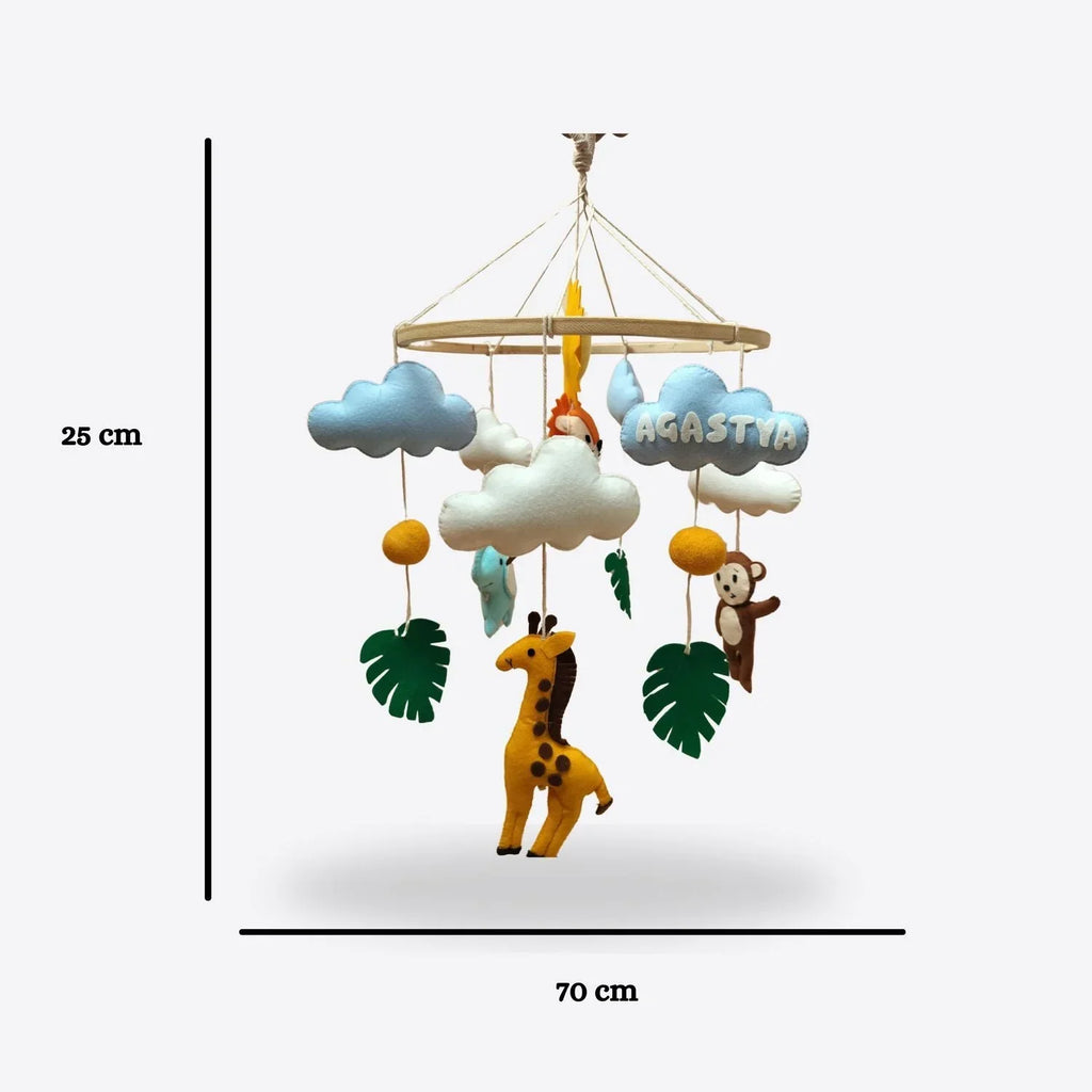 ilearnngrowBaby Safari Animals Cot Mobile - Naivri