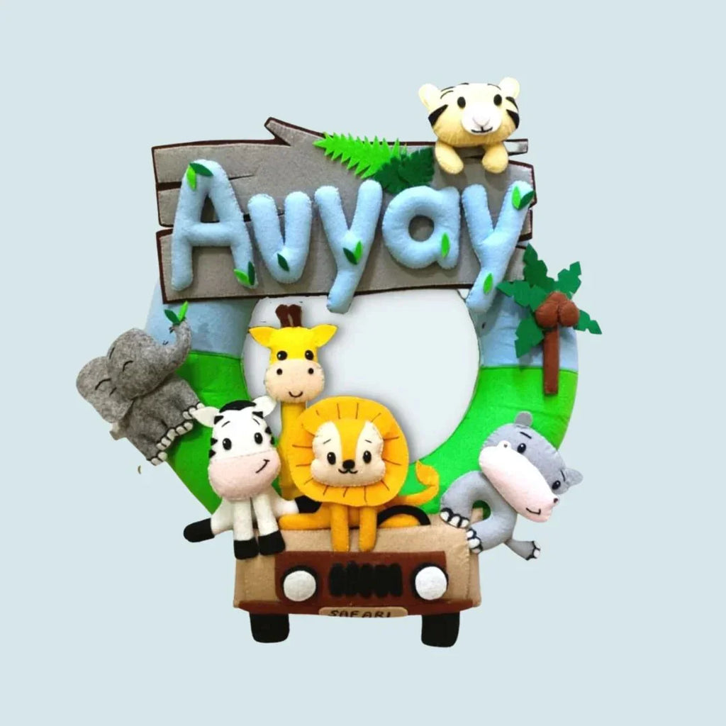 ilearnngrowCar Safari Personlised Ring Name Hanging - Naivri