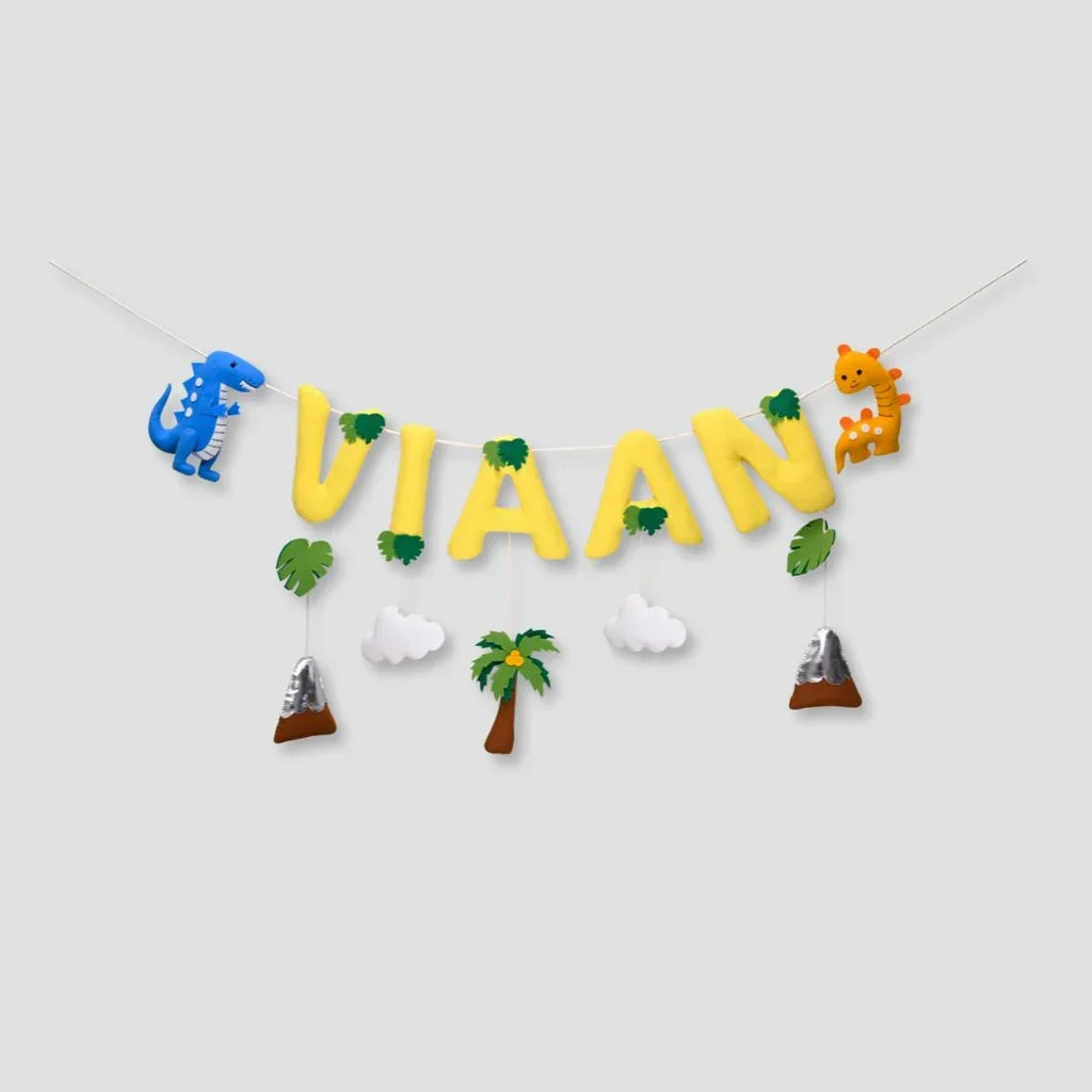 ilearnngrowDinoland Delights Personalised Name Bunting - Naivri