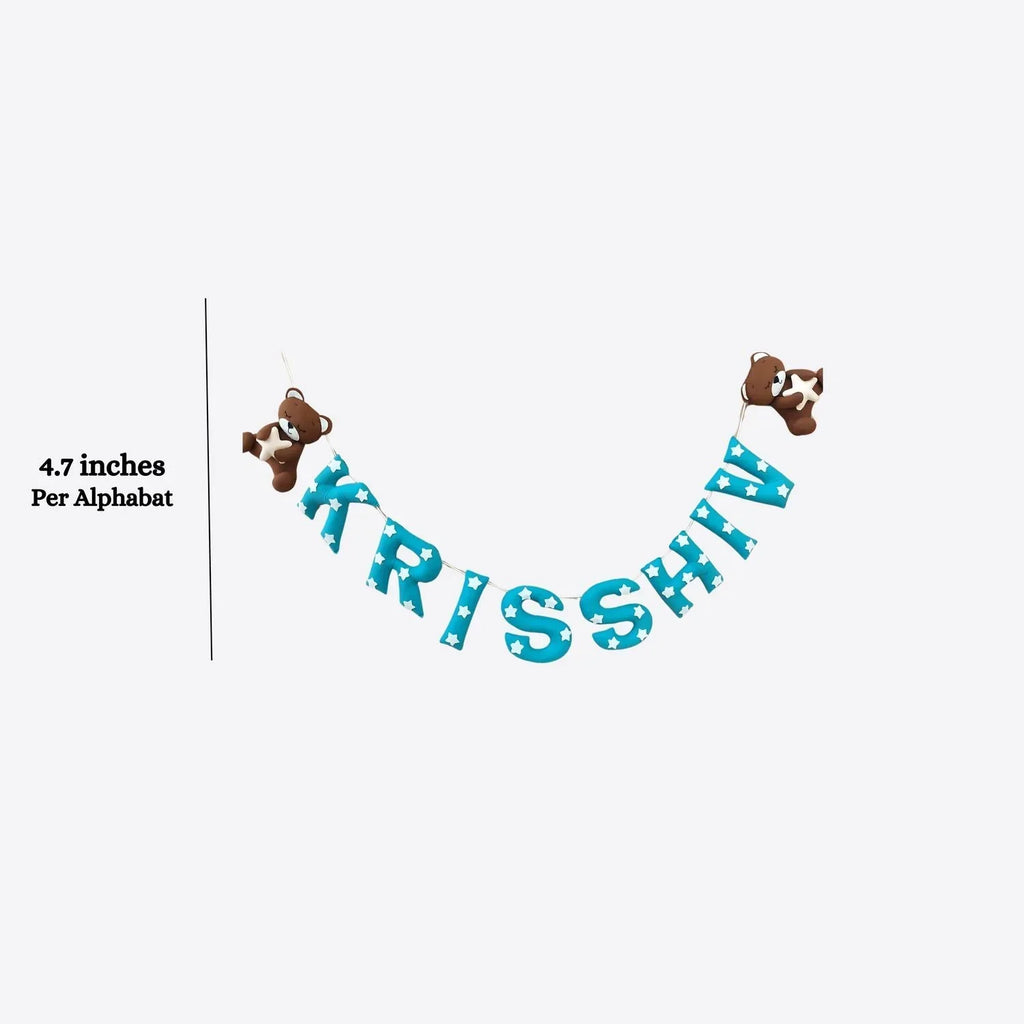 ilearnngrowDreamy Teddy Personalised Star Bunting - Naivri