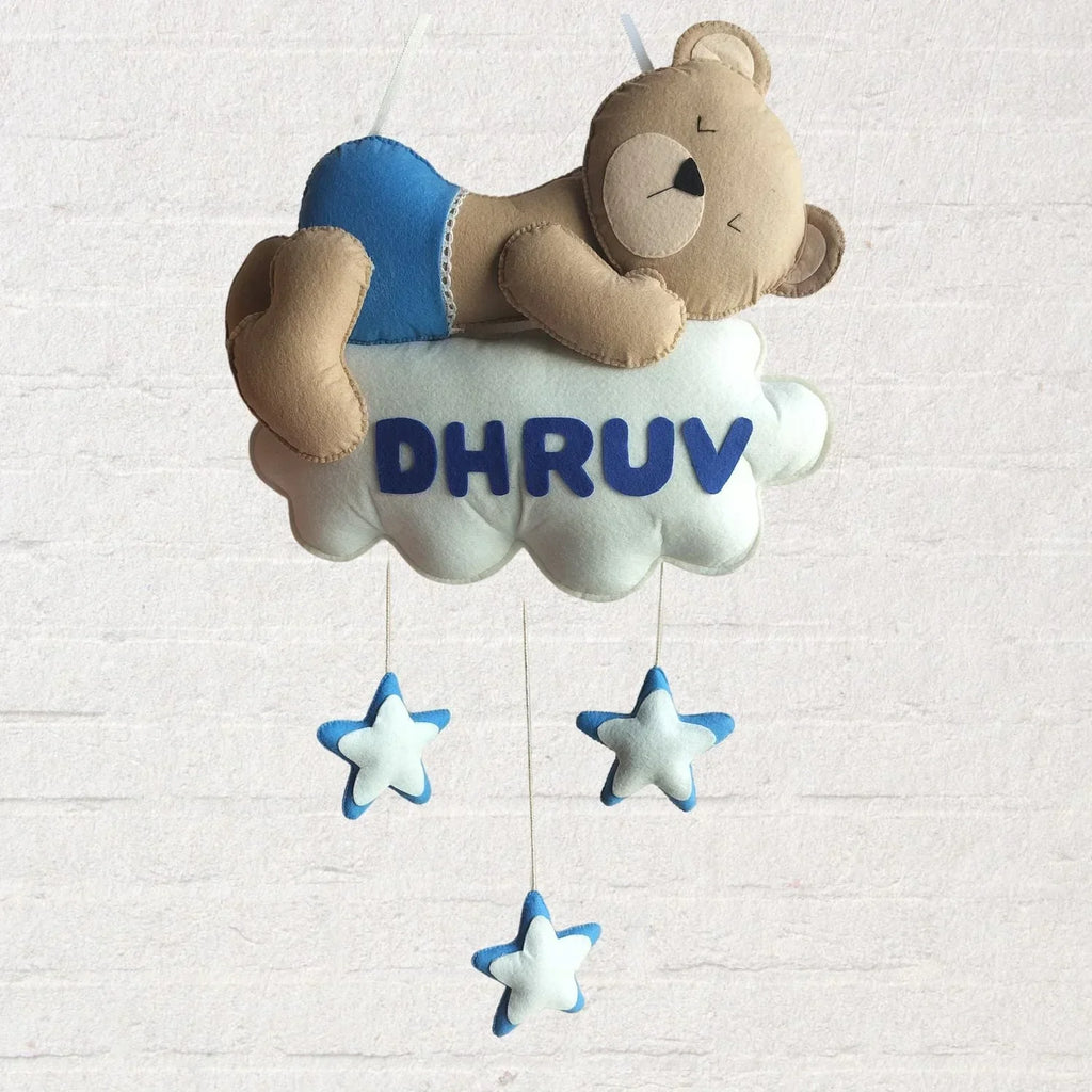 ilearnngrowDreamy Teddy Personalised Wall Hanging - Naivri