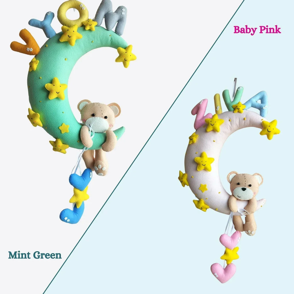 ilearnngrowHanging Teddy Moon Personalised Hanging - Naivri