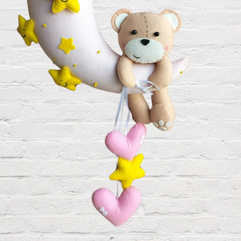 ilearnngrowHanging Teddy Moon Personalised Hanging - Naivri