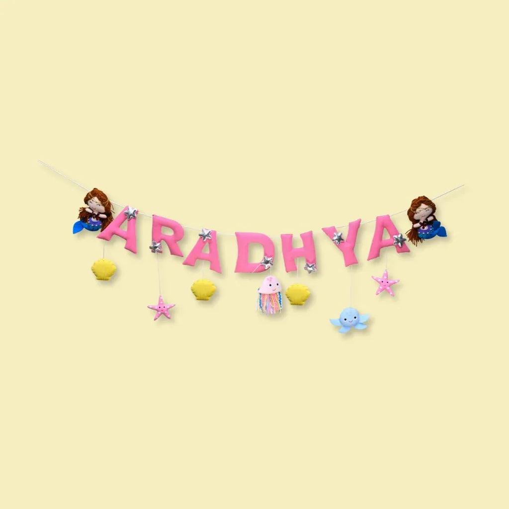 ilearnngrowMystique Mermaid Magic Personalised Name Bunting - Naivri