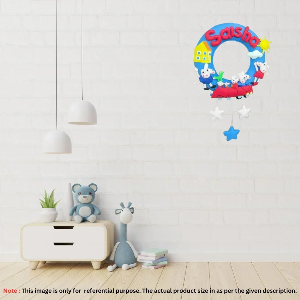 ilearnngrowPeppa Paradise Personalised Ring Name Hanging - Naivri