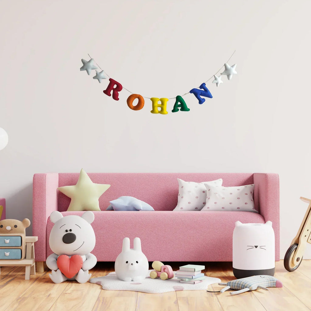ilearnngrowRainbow Colourful Personalised Name Bunting - Naivri