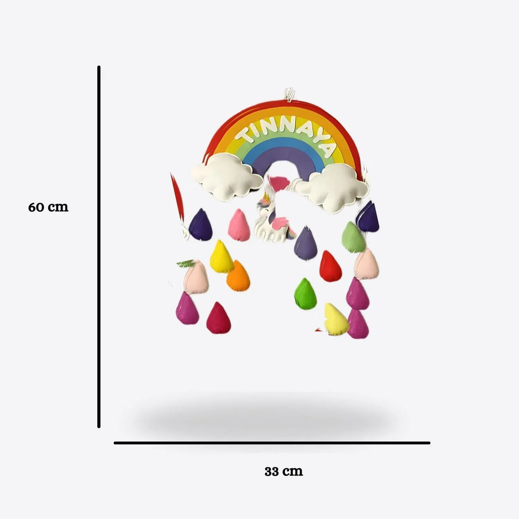 ilearnngrowRainbow Colourful Personalised Name Hanging - Naivri