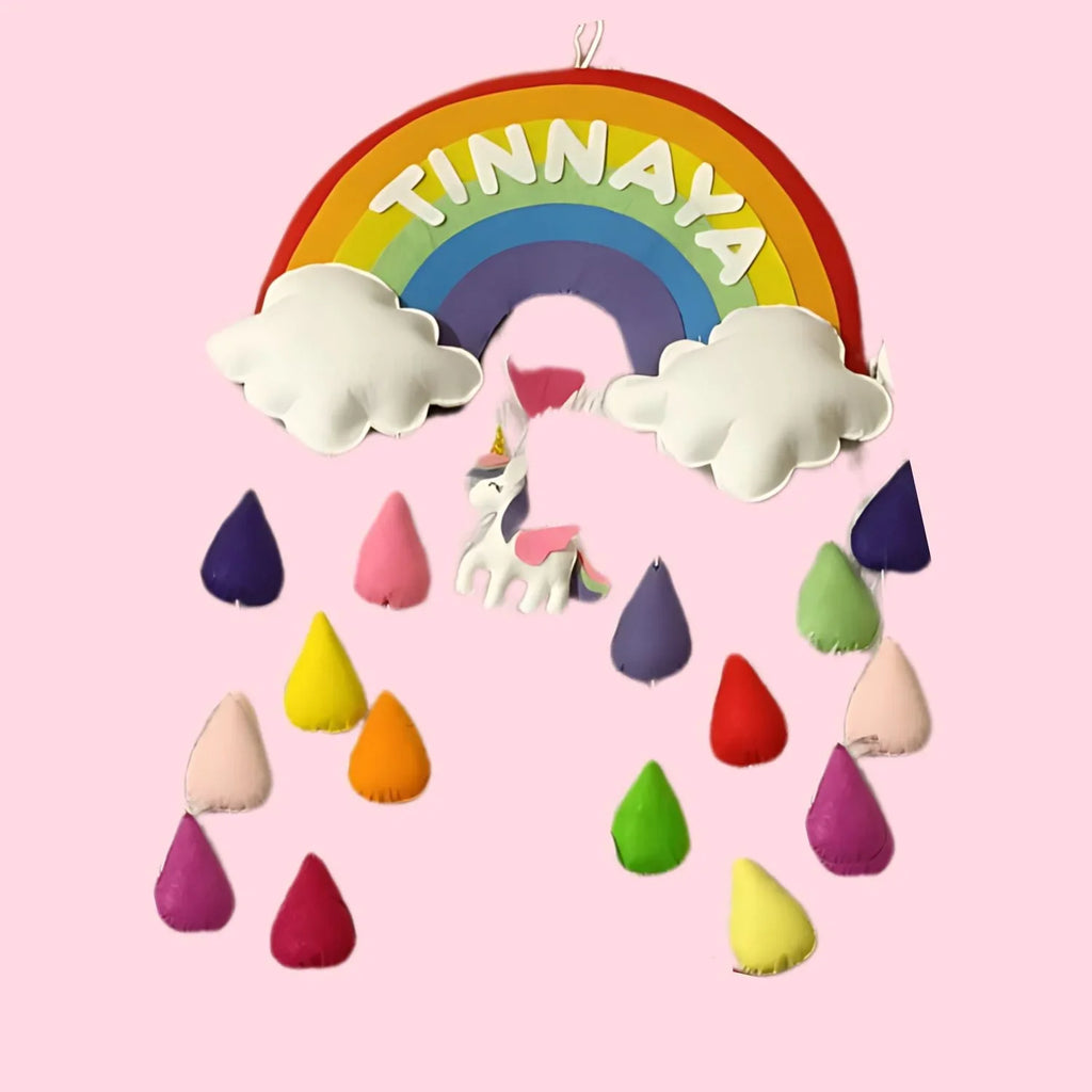 ilearnngrowRainbow Colourful Personalised Name Hanging - Naivri