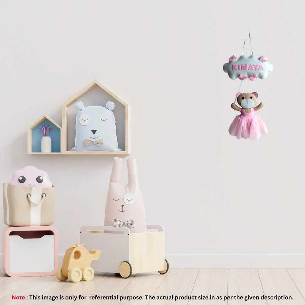 ilearnngrowTeddy Doll Personalised Name Hanging - Naivri