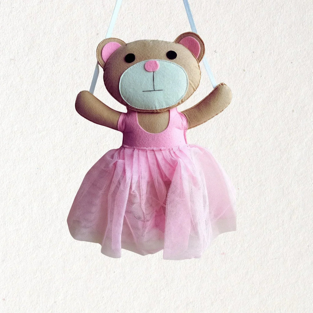 ilearnngrowTeddy Doll Personalised Name Hanging - Naivri