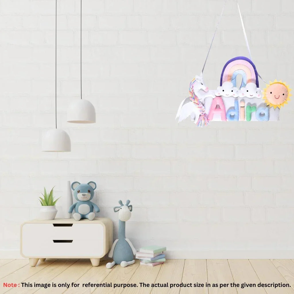 ilearnngrowUnicorn Dreams Personalised Name Plate - Naivri