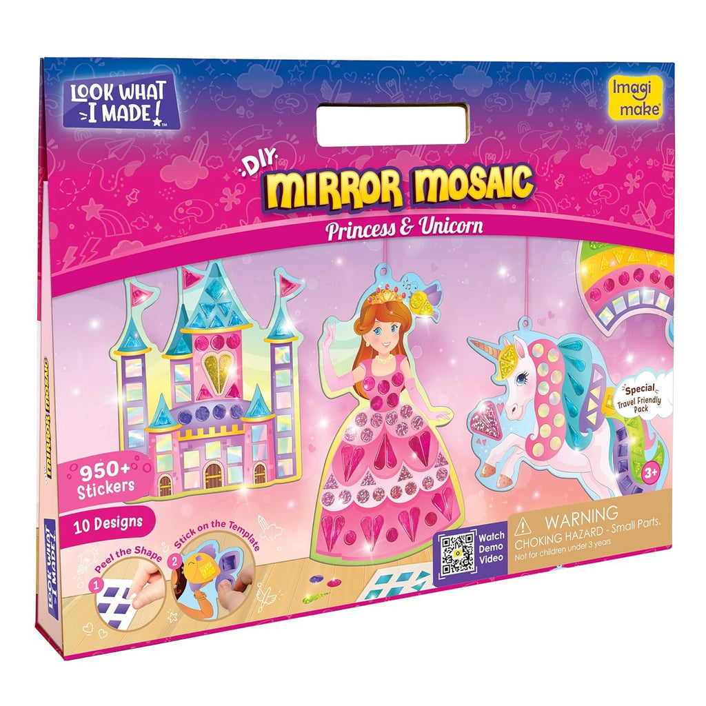 Imagimake Mirror Mosaic Princess & Unicorn - Naivri