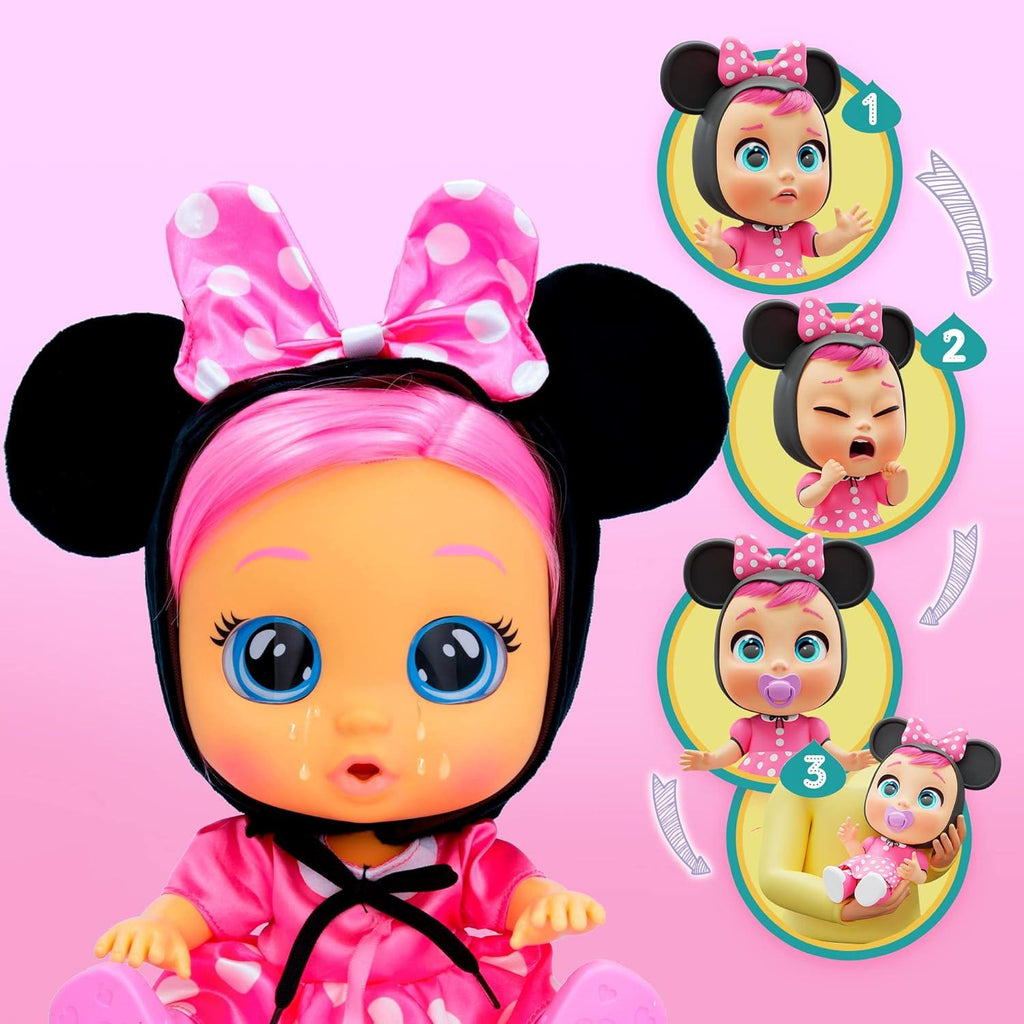 Imc Toys Cry Babies Dressy Minnie - Naivri