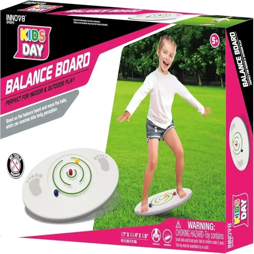 Innov8 Sports Active Balance Maze Board – 3-Ball Coordination Trainer for Ages 5+ - Naivri