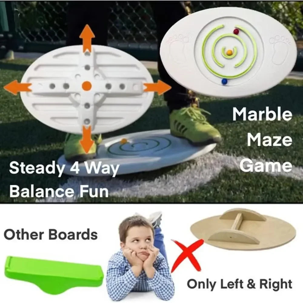 Innov8 Sports Balance Board 63800 – Interactive Maze Game for Kids and Adults | Improves Balance, Focus & Coordination - Naivri