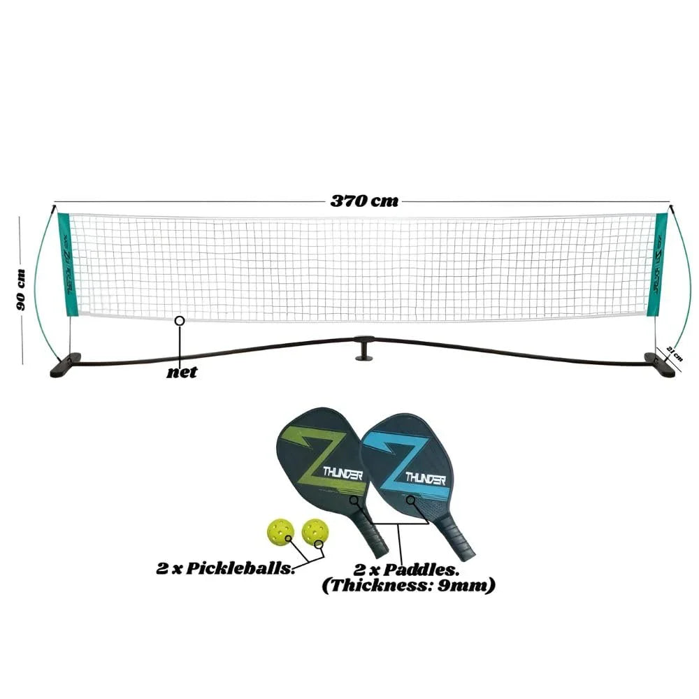Innov8 Sports Complete Pickleball Net Set – Outdoor Fun Kit for Ages 5+ - Naivri