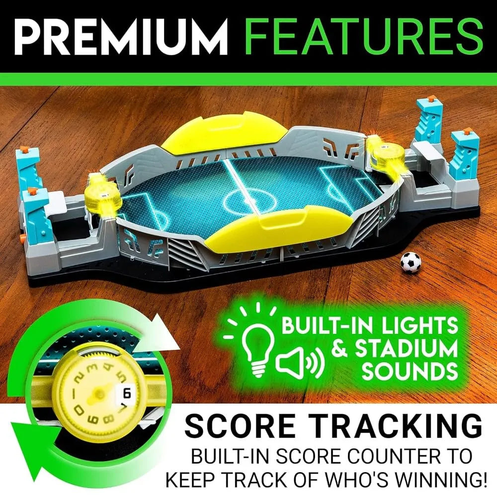 Innov8 Sports Electronic Battle Soccer Arena – Light & Sound Table Game for Ages 5+ - Naivri