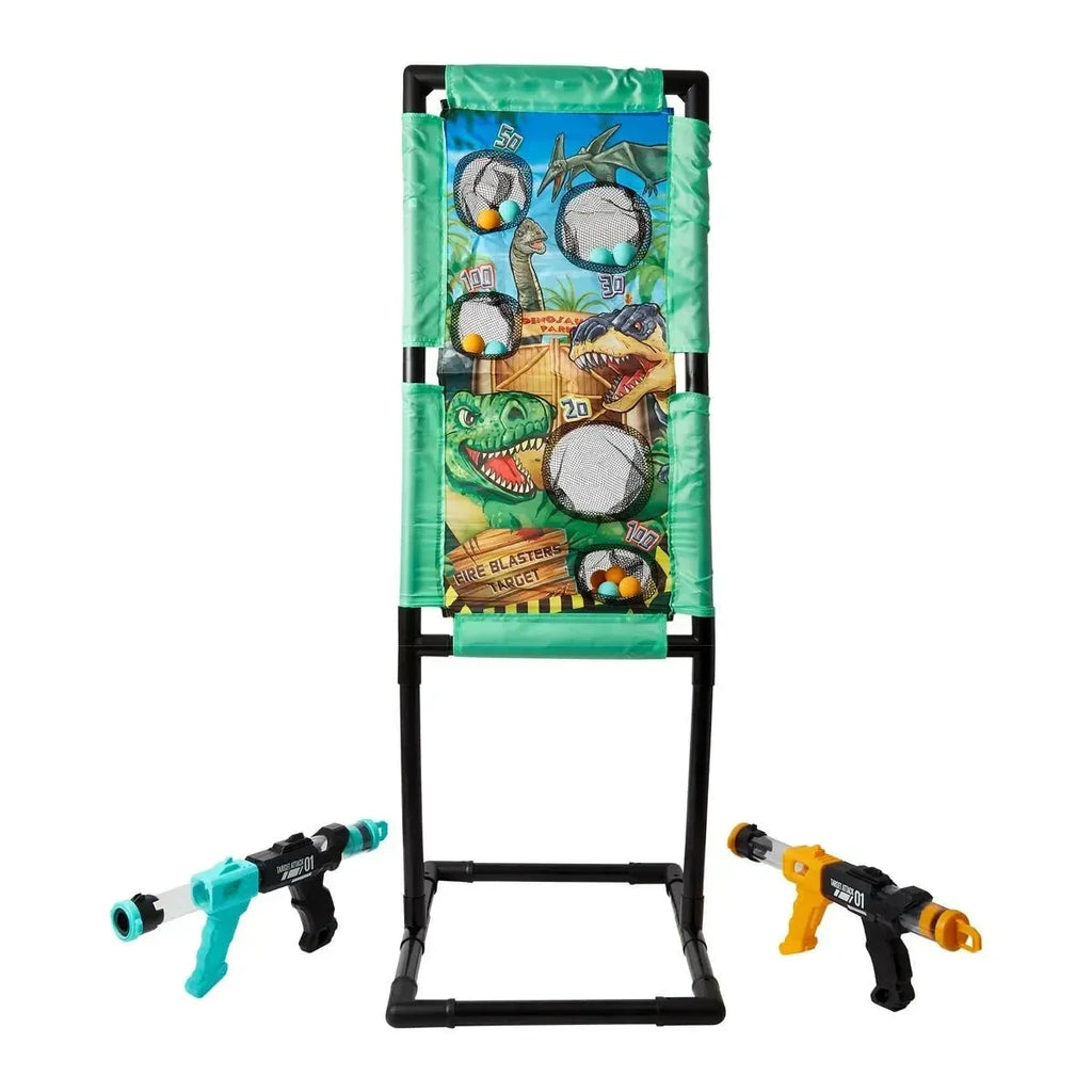 Innov8 Sports Fire Blaster Target 22970 – Freestanding Dino Target Game with Foam Ball Blasters | Indoor Safe Shooting Toy for Kids 5+ - Naivri