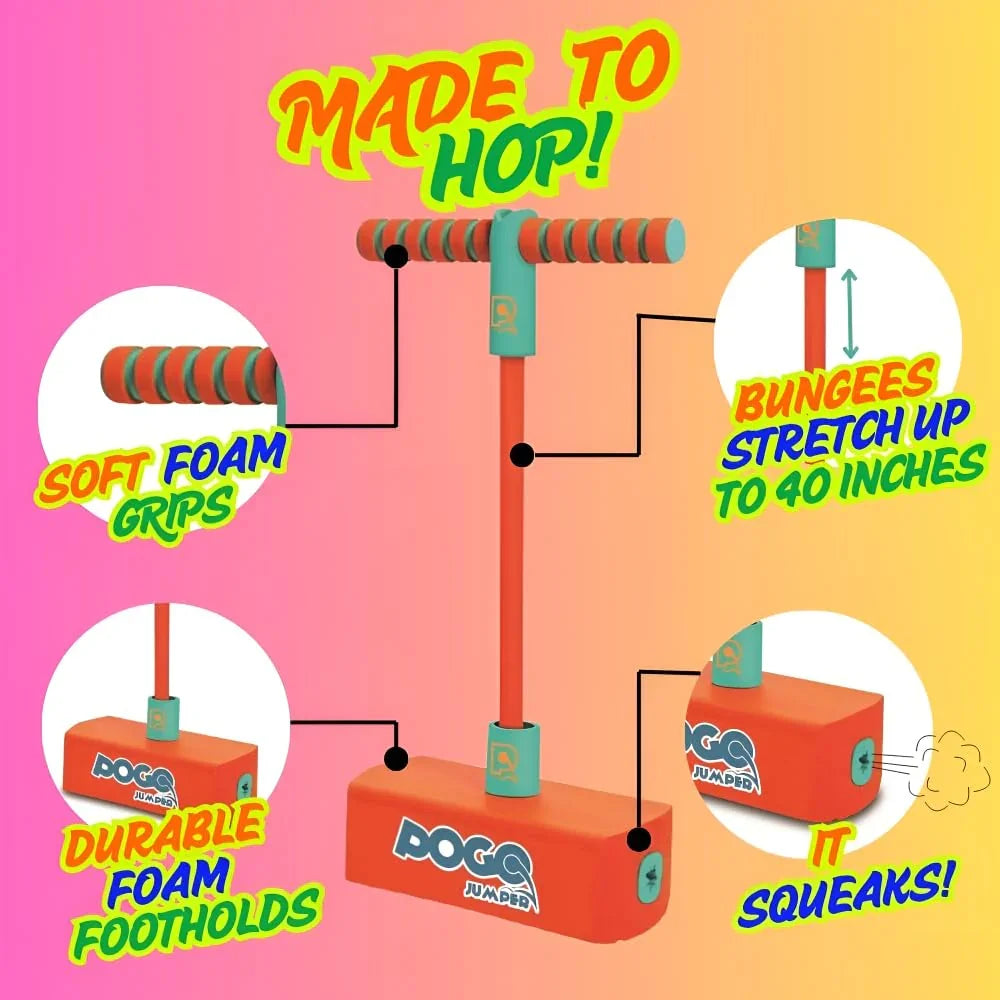 Innov8 Sports Foam Pogo Jumper – Safe Active Play Toy for Ages 5+ - Naivri