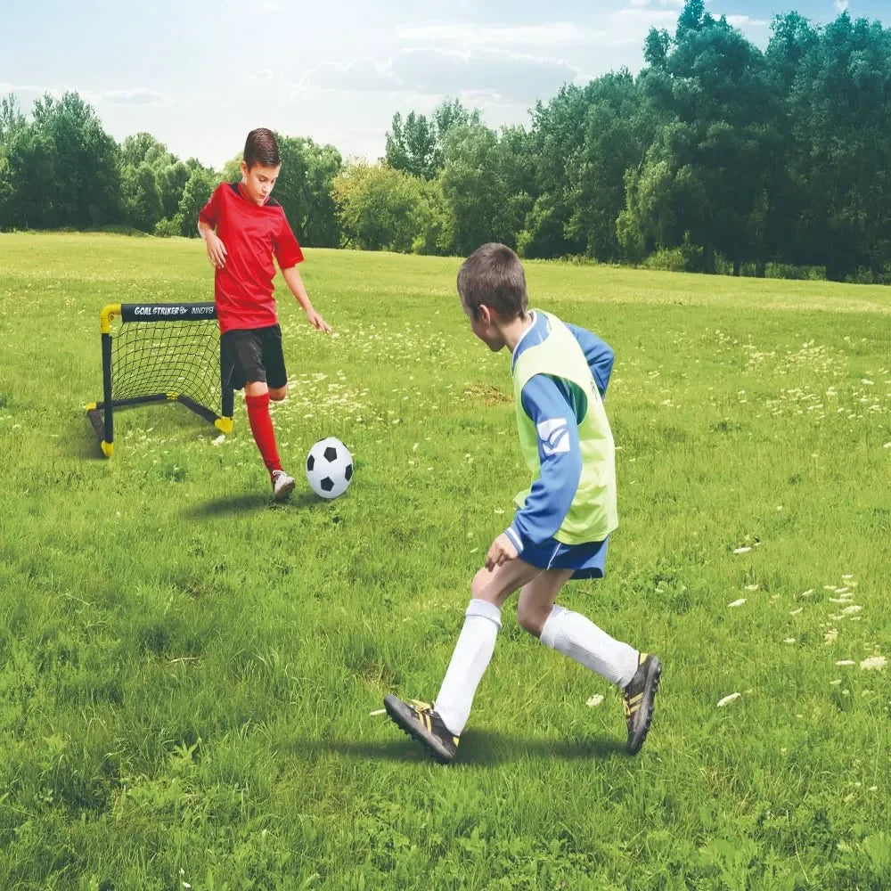 Innov8 Sports Folding Double Mini Soccer Goal Set 65908 – Portable, Durable Soccer Training Solution for Kids - Naivri