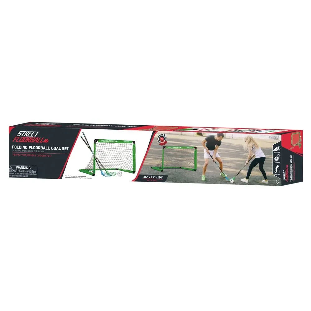 Innov8 Sports Folding Floorball Goal Set (65520) – Quick Setup, Compact Storage, and Nonstop Fun for Kids - Naivri