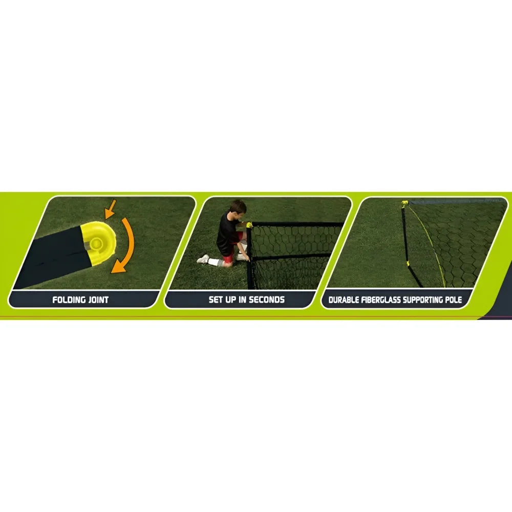 Innov8 Sports Folding Soccer Goal Set 65913 – Portable Football Goal Post for Kids' Outdoor & Indoor Practice - Naivri