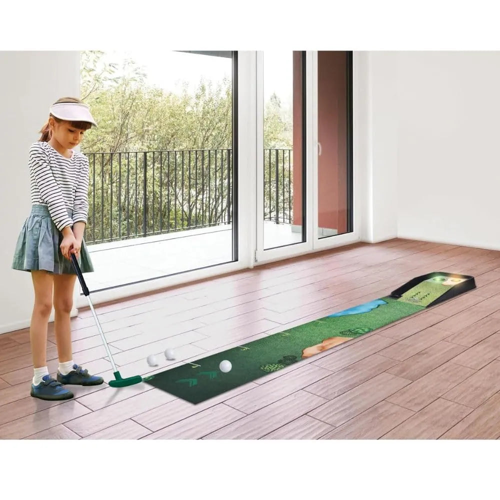 Innov8 Sports Interactive Golf Putting Set – LED Target & Adjustable Putter for Kids 5+ - Naivri