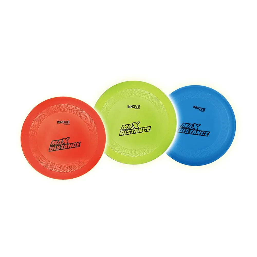 Innov8 Sports Outdoor Frisbee Golf Challenge Set – Goal Basket & 3 Flying Discs for Ages 5+ - Naivri