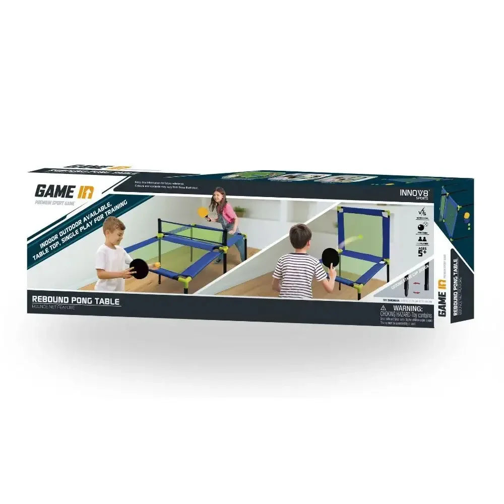 Innov8 Sports Rebound Training Pong Game Set – Indoor/Outdoor Play for Ages 5+ - Naivri