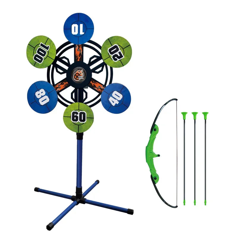 Innov8 Sports Spin Target Archery 22952 – Spinning Archery Set for Kids Age 5+ | Improves Focus, Coordination & Math Skills - Naivri