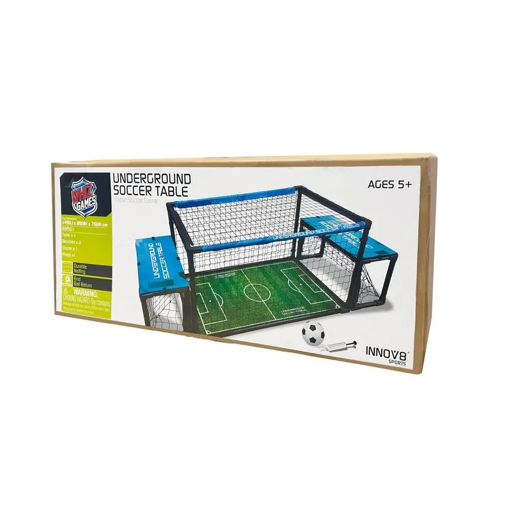 Innov8 Sports Underground Soccer Table 68501 | Indoor Football Game Set | Compact & Durable Design - Naivri