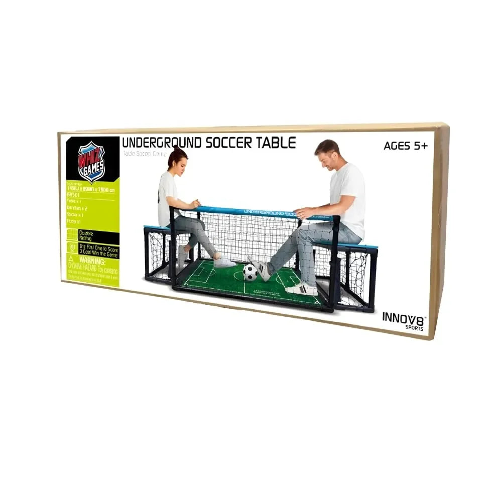 Innov8 Sports Underground Soccer Table 68501 | Indoor Football Game Set | Compact & Durable Design - Naivri