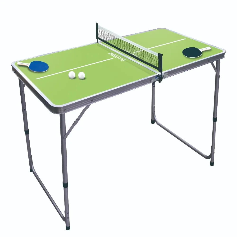Innov8 Table Tennis Table 63225 | Foldable Ping Pong Table for Home, Office & Recreational Use - Naivri