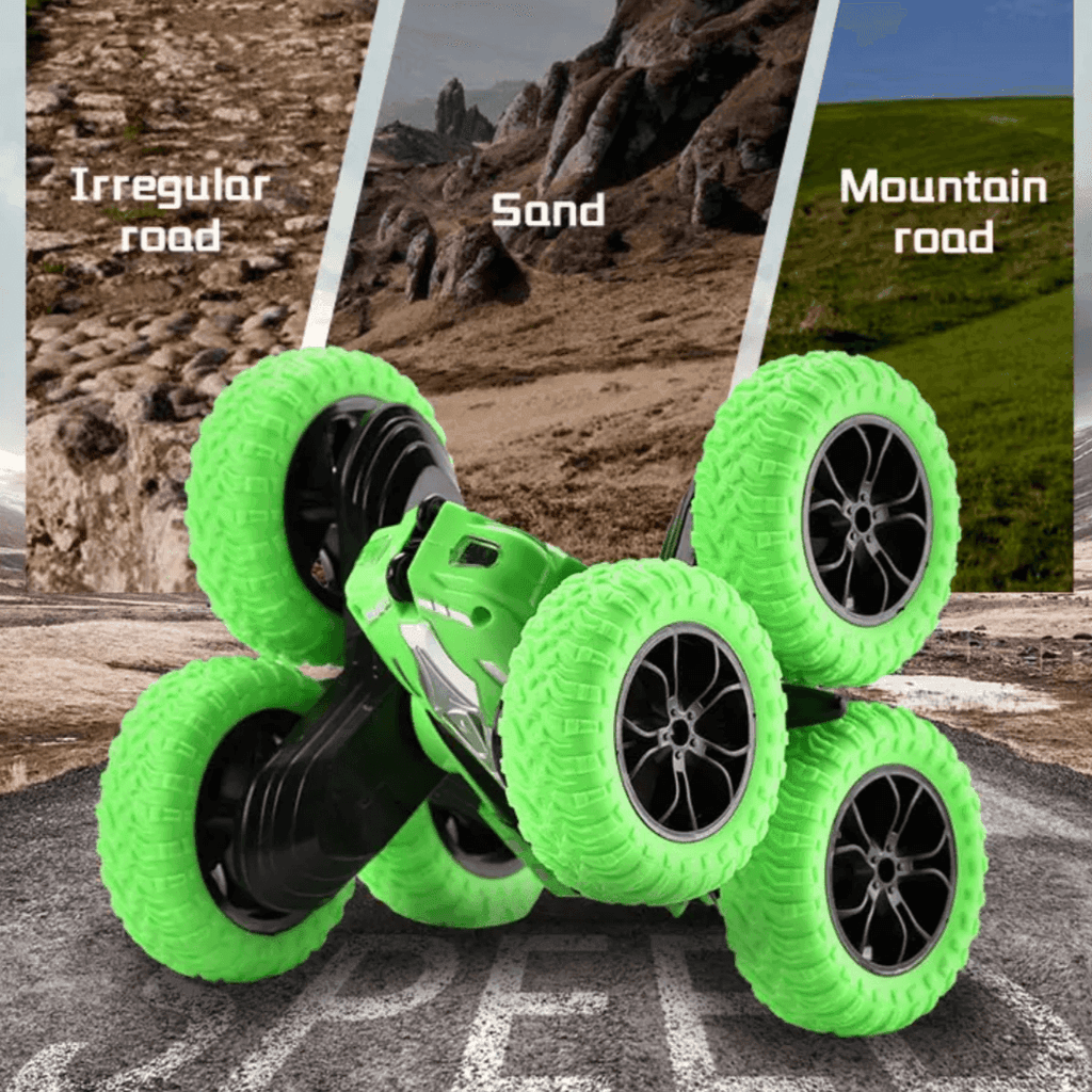 Innovador 6 Wheel R/C Stunt Car (Multicolor) - Naivri