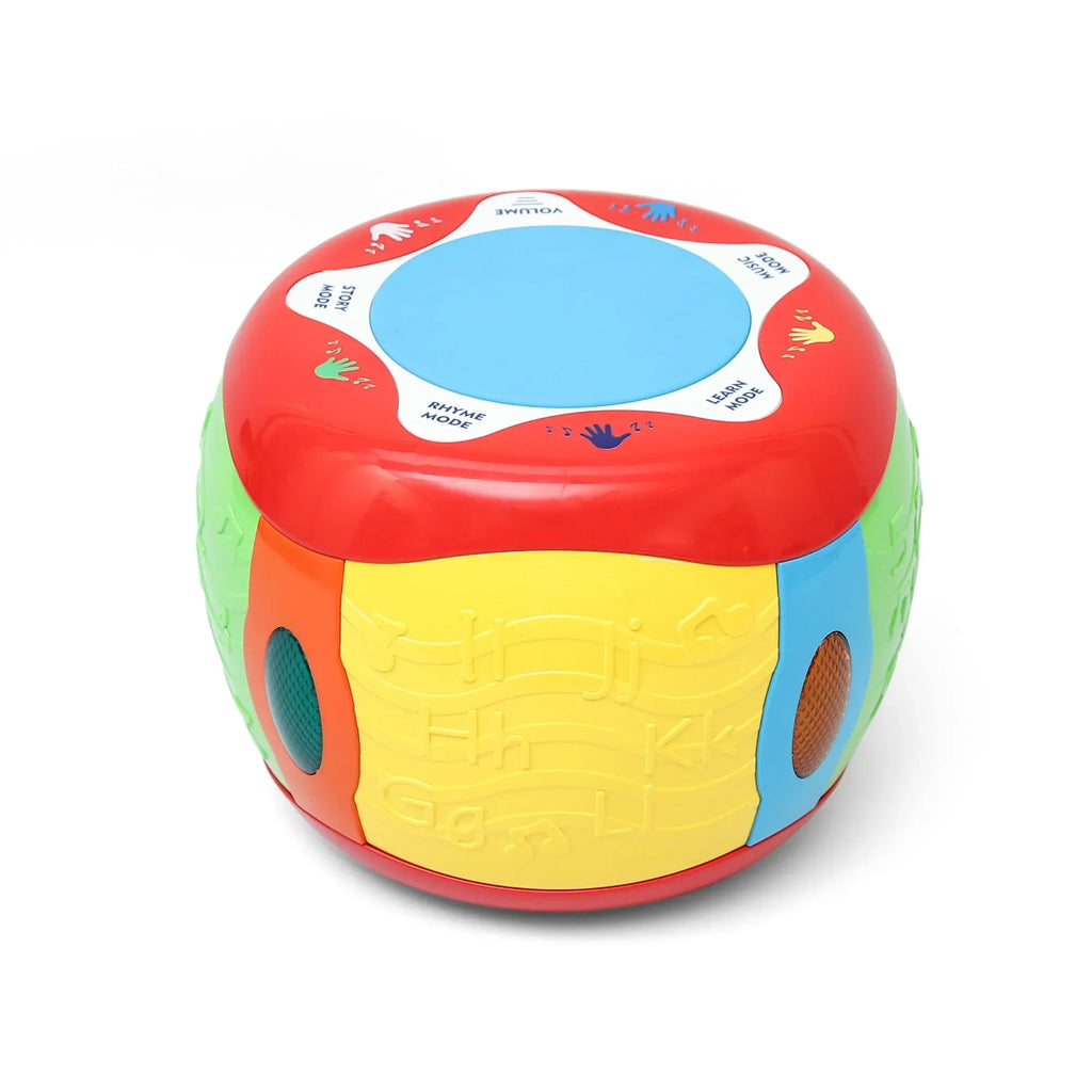 Innovador Edu Beats – The Fun Learning Drum | Musical Educational Toy for Toddlers with Rhymes, Stories & Learn Mode | Ideal for Ages 1+ - Naivri