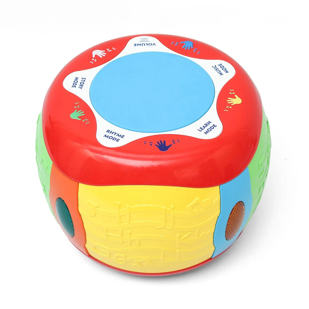 Innovador Edu Beats – The Fun Learning Drum | Musical Educational Toy for Toddlers with Rhymes, Stories & Learn Mode | Ideal for Ages 1+ - Naivri