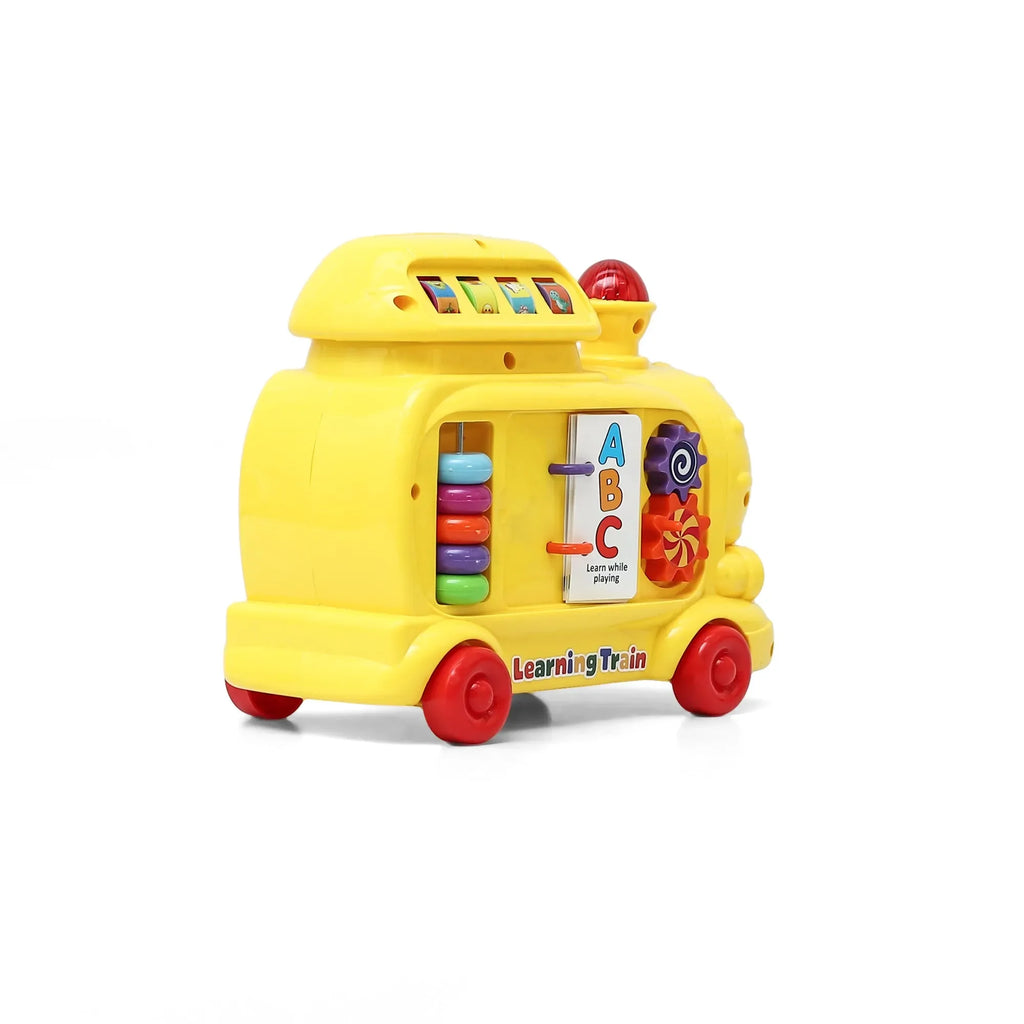 Innovador Learning Train – Musical Early Learning Toy for Toddlers 1+ | Light-Up Buttons, Animal Sounds, Numbers, Colors & Gears | Interactive Educational Pull-Along Train for Boys & Girls - Naivri